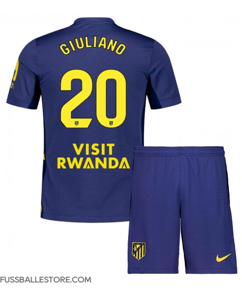 Günstige Atletico Madrid Giuliano Simeone #20 Auswärts Trikotsatzt Kinder 2025-26 Kurzarm (+ Kurze Hosen) Günstige Atletico Madrid Giuliano Simeone #20 Auswärts Trikotsatzt Kinder 2025-26 Kurzarm (+ Kurze Hosen)